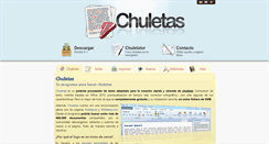 Desktop Screenshot of chuletas.xuletas.es